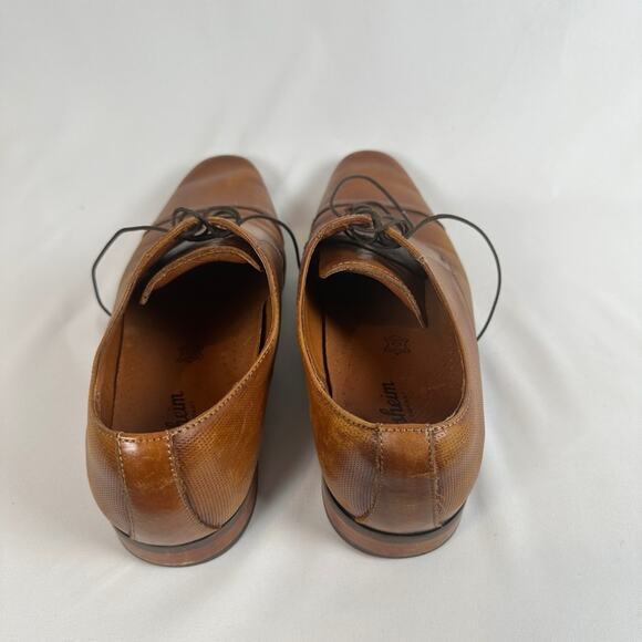 Florsheim Mens Leather Jackson Cap Toe Oxfords Size 9D Cognac Modern Corpcore - Picture 6 of 15